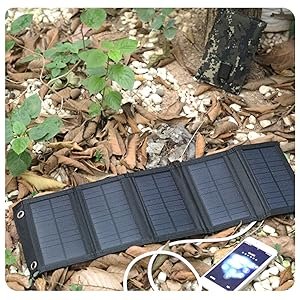 Foldable Solar Charging Bag 8W Monocrystalline Silicon Portable Solar Panel Charger for Cell Phone