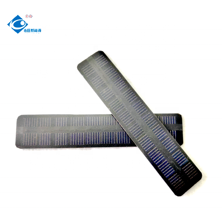 0.3W Semi-Flexible Solar Panels ZW-9820-R3 Mini Portable Solar Panel Charger 5V Strip PET Solar Photovoltaic Panel 60mA
