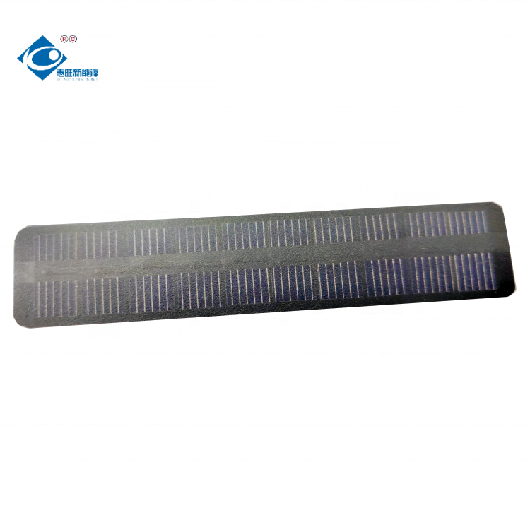 0.3W Semi-Flexible Solar Panels ZW-9820-R3 Mini Portable Solar Panel Charger 5V Strip PET Solar Photovoltaic Panel 60mA