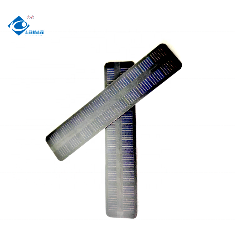 0.3W Semi-Flexible Solar Panels ZW-9820-R3 Mini Portable Solar Panel Charger 5V Strip PET Solar Photovoltaic Panel 60mA