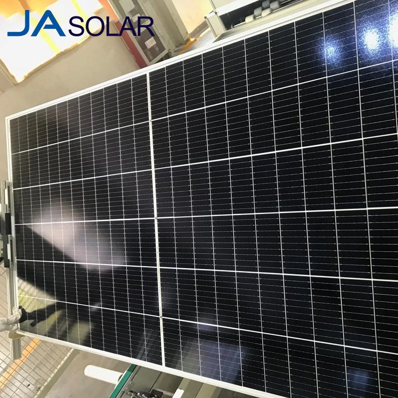Europe Warehouse Pv Solar Panel 580 Watt 400W 410W 450W 500W 550W 600W panel Black Mono Solar Panel System For Home