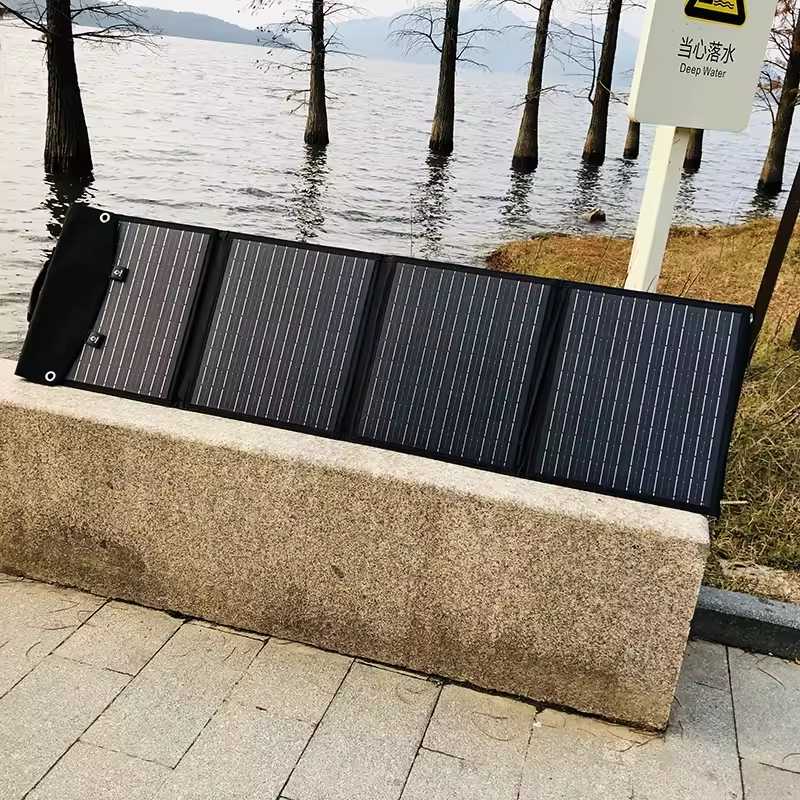 BIGINVERTER EP-60P 60W Waterproof Portable Foldable Solar panel with USB charger for Camping Outdoor
