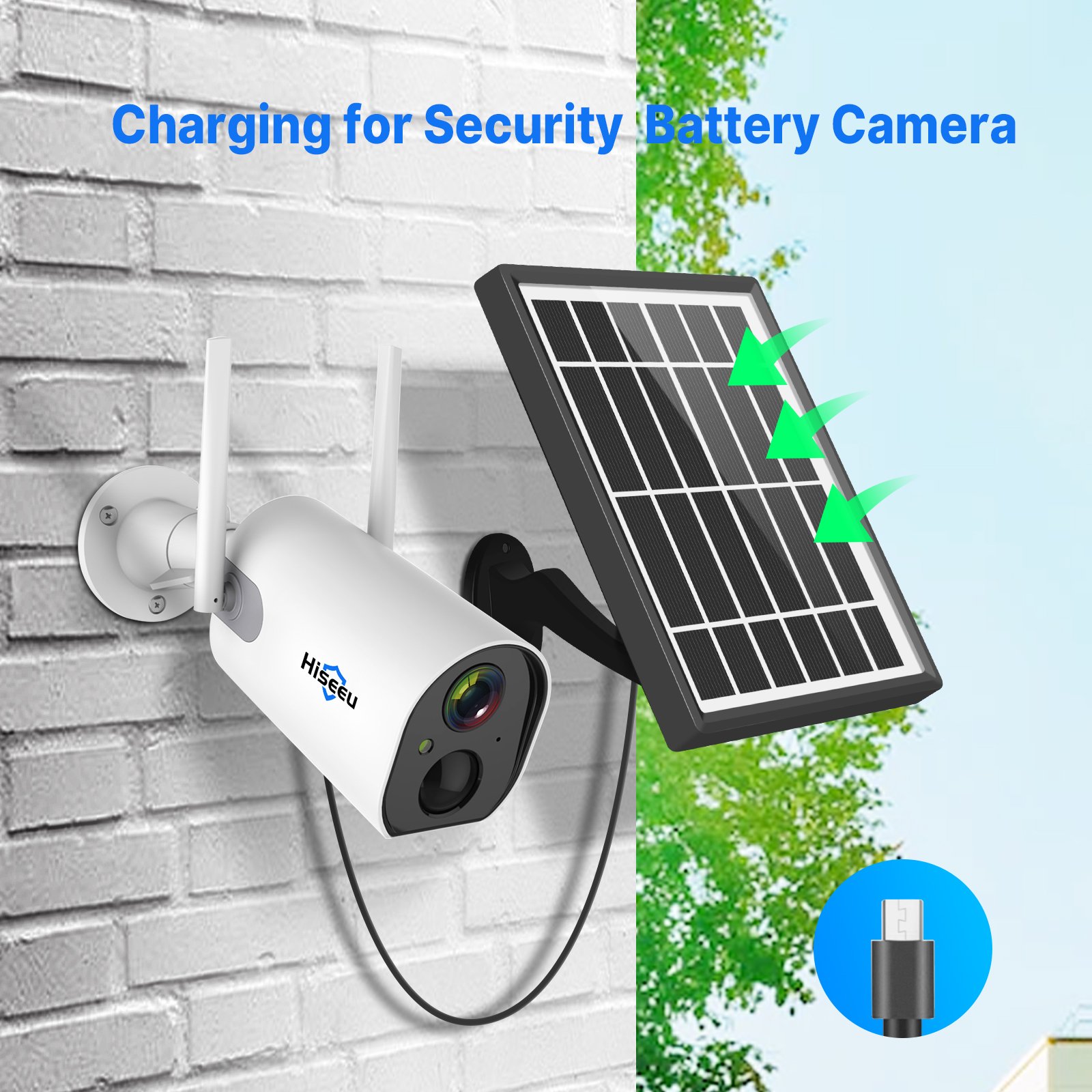 12v 5w solar panel charging for cctv security camera