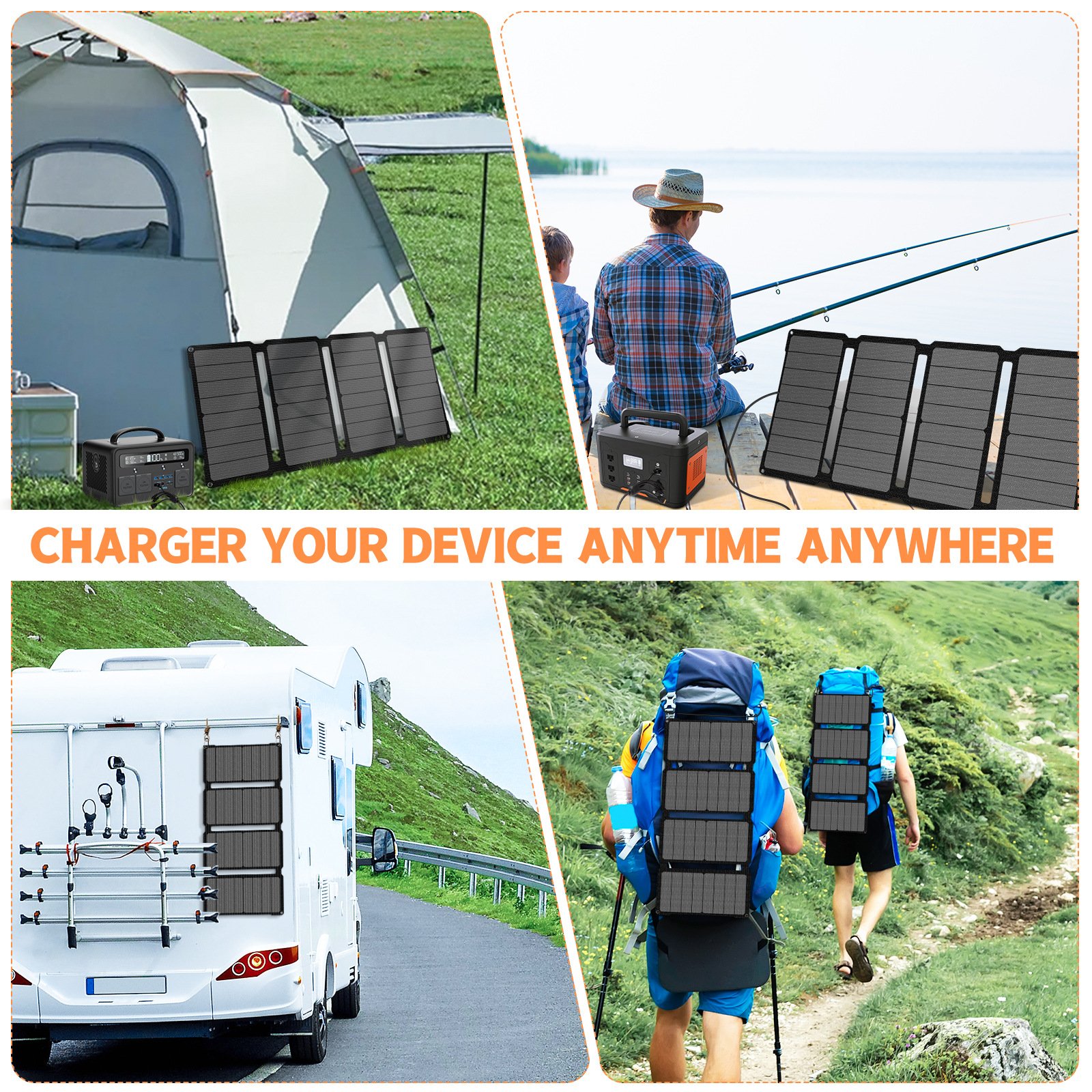 YGL03 portable solar panel 30w charger outdoor folding solar panel