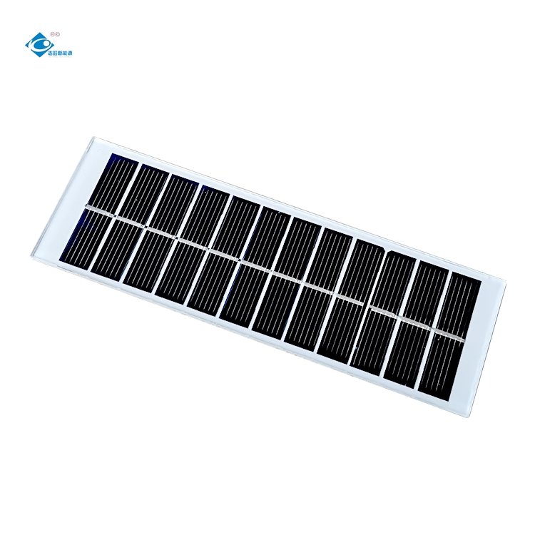0.7W Radio Power Solar Panel Charger 6V Glass Laminated Solar Panel ZW-13744 Ruggedized Mini Solar Panel Charger