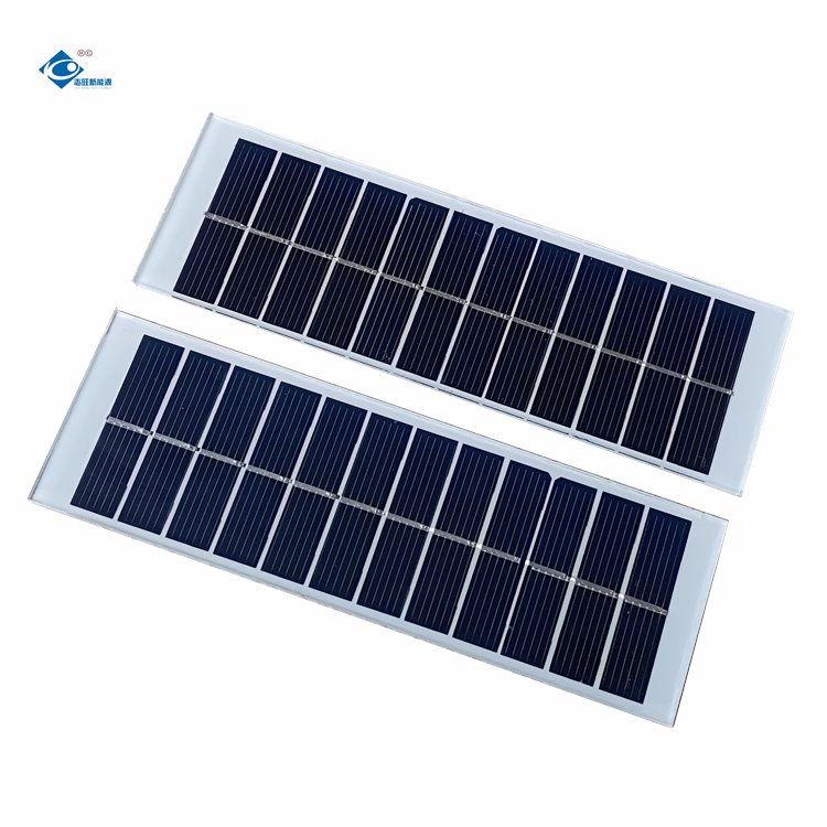 0.7W Radio Power Solar Panel Charger 6V Glass Laminated Solar Panel ZW-13744 Ruggedized Mini Solar Panel Charger