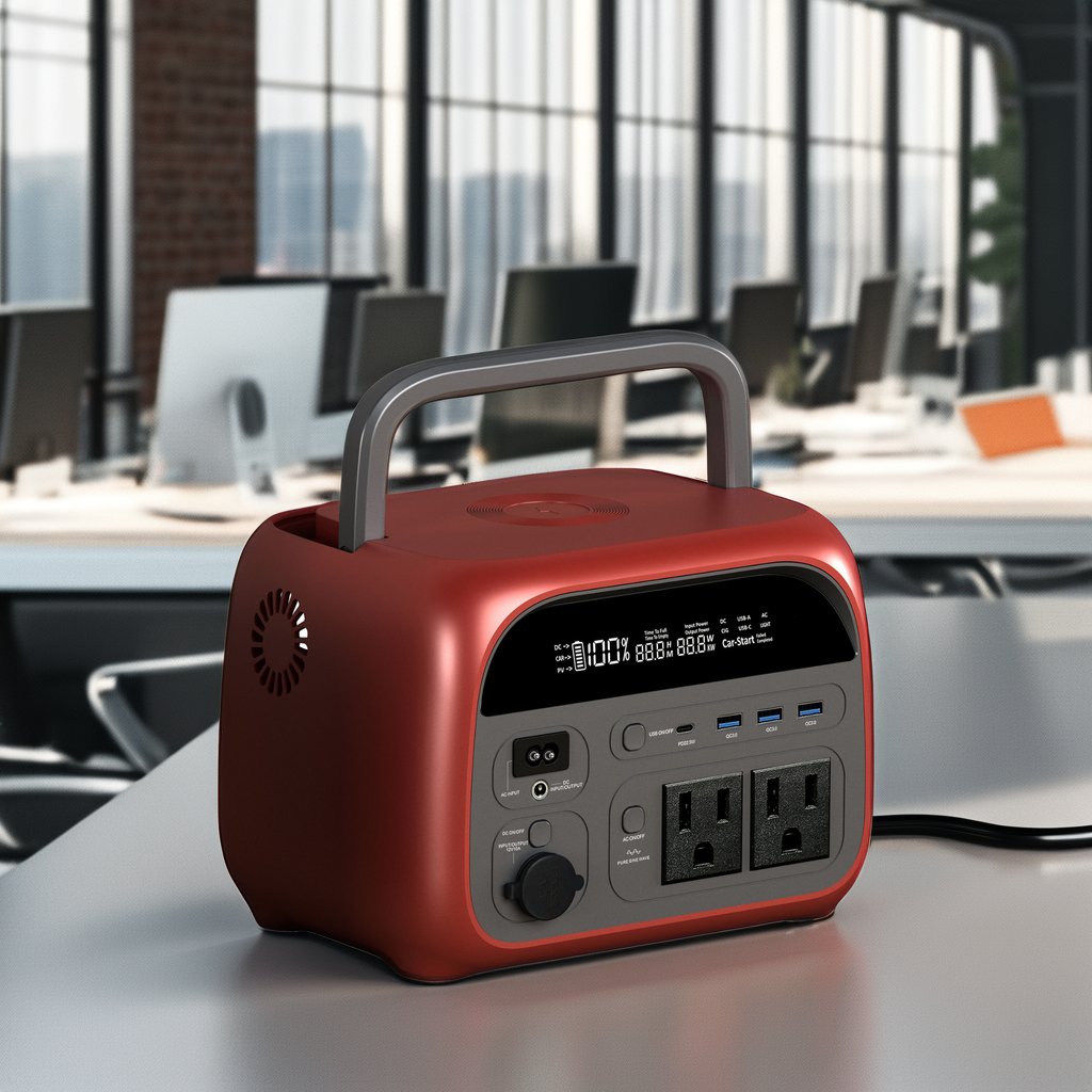 600W Outdoor Energy Storage Power Supply Solar Charging for Outdoor Camping, Emergency Power Outdoor Mobile Power Supply
