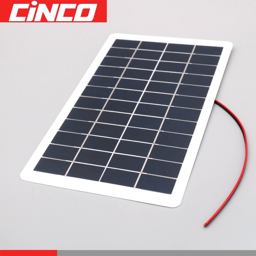 5V 6V 12V 18V 2W 4W 5W 7.5W with red black wire DC output solar panel charge regulators Small Solar Panel can do customization