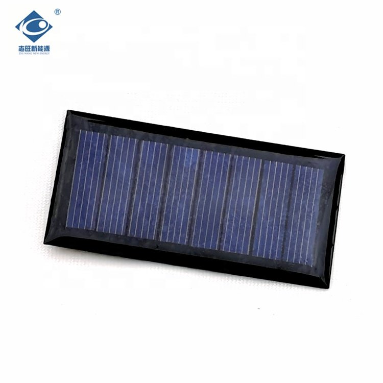 Lightweight Silicon Solar Panels 4V Portable Solar Panel Charger ZW-7034 Custom Mini Epoxy Solar Panel 0.26W