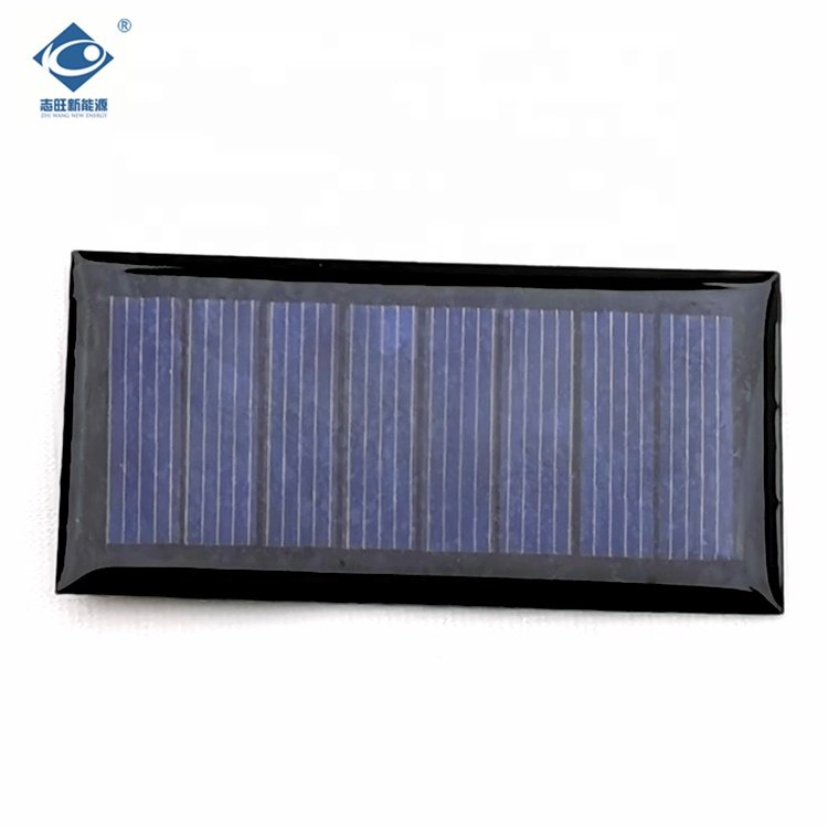 Lightweight Silicon Solar Panels 4V Portable Solar Panel Charger ZW-7034 Custom Mini Epoxy Solar Panel 0.26W