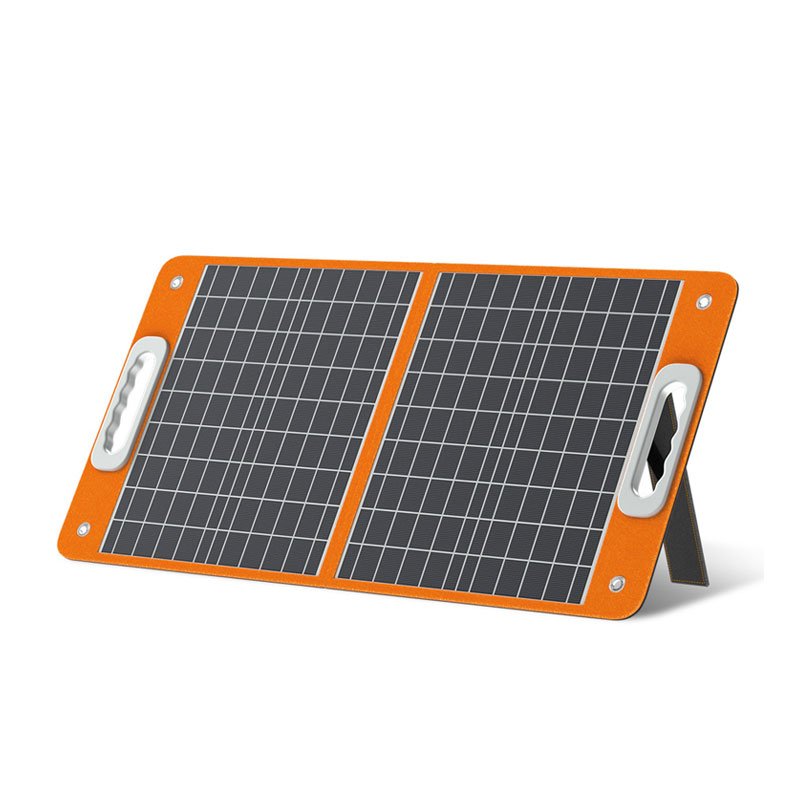 Foldable Portable Solar Panels 50W20V Outdoor Charging for Home Travel Use Monocrystalline silicon solar photovoltaic panels