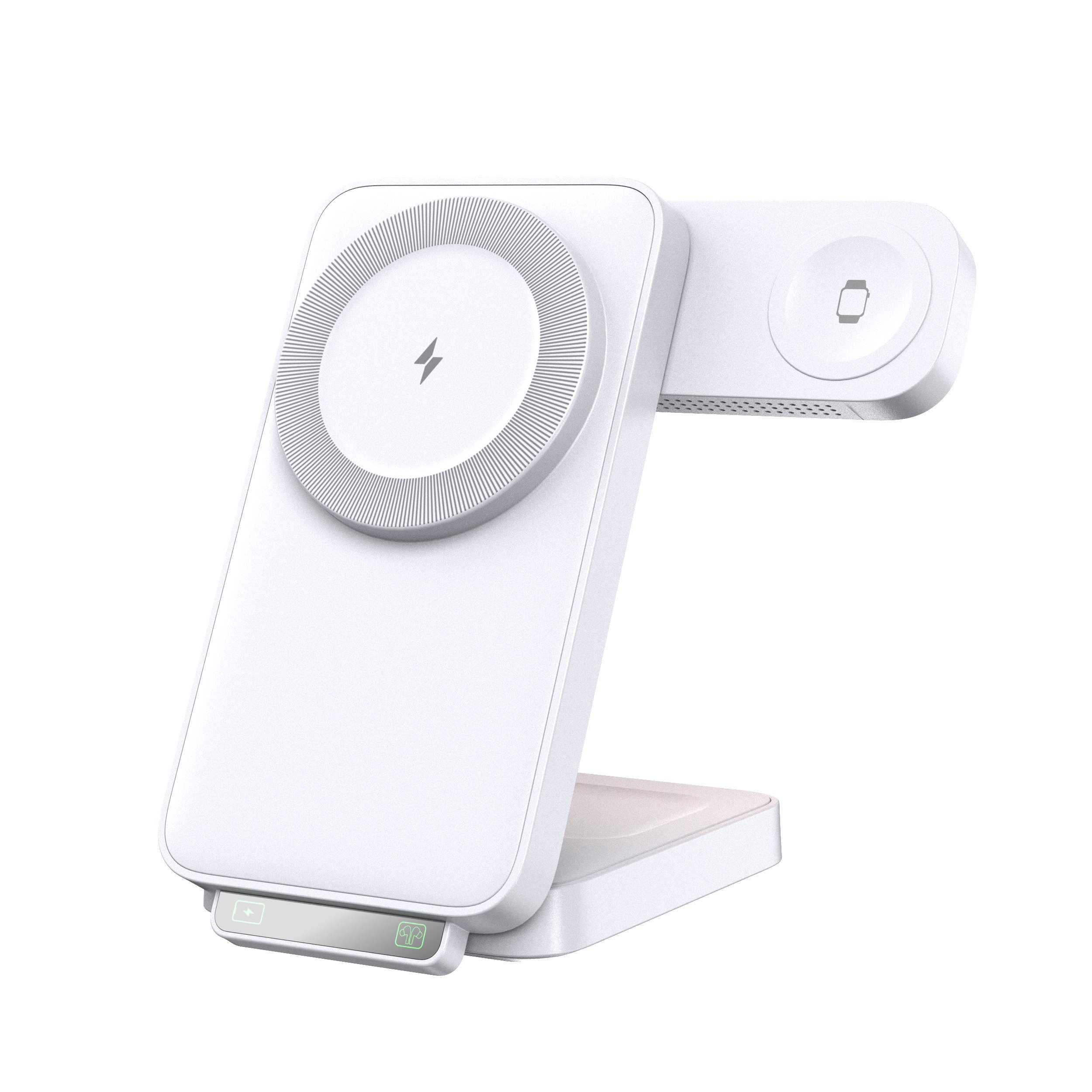 Hot 2024 Product 3-in-1 Foldable Magnetic Wireless Charger Convenient 3 in 1 Wireless Charging Station
