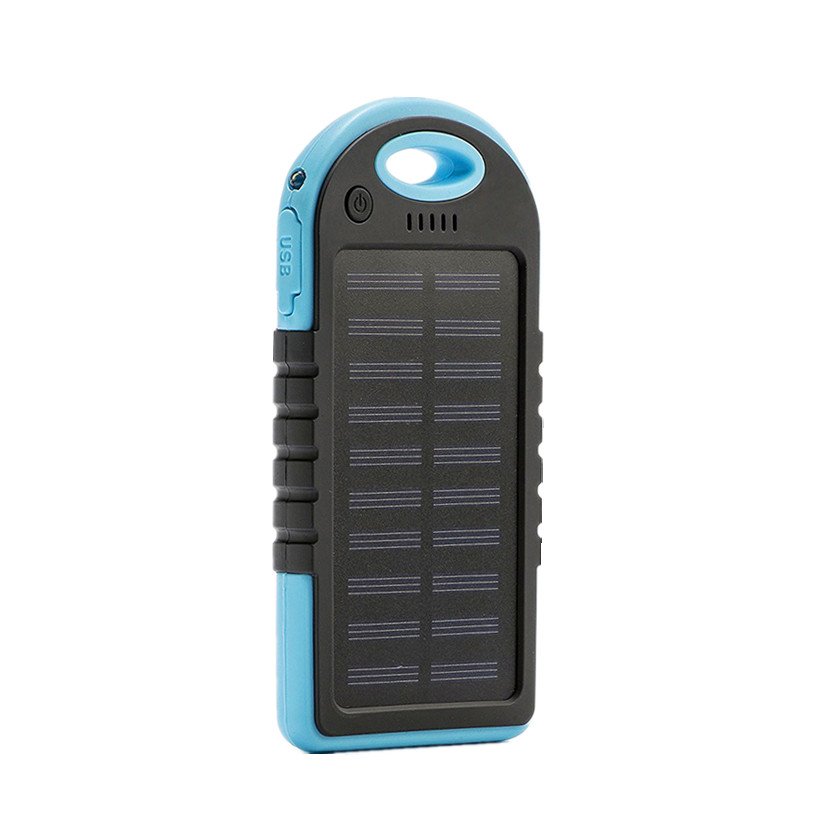 TYN001 Factory price Solar Power Bank 5000mAh Portable Solar Panel Waterproof Outdoor Solar Charger Power Bank