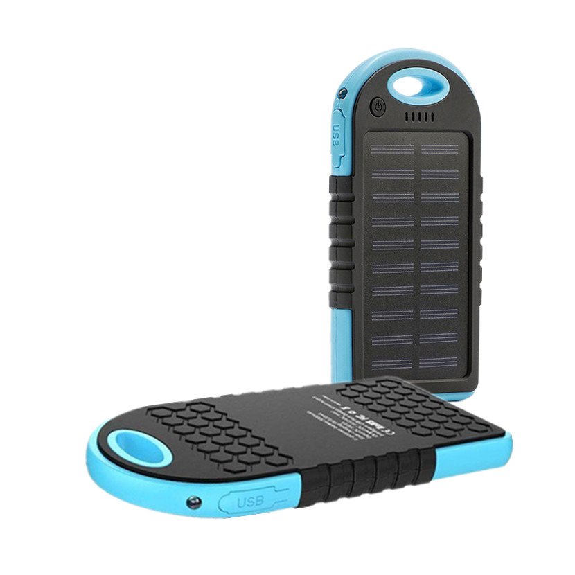 TYN001 Factory price Solar Power Bank 5000mAh Portable Solar Panel Waterproof Outdoor Solar Charger Power Bank