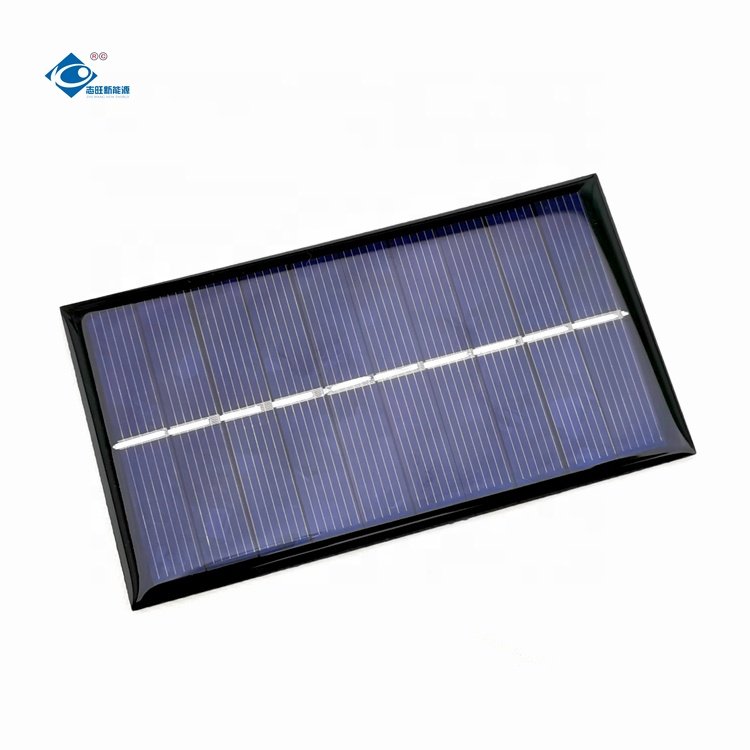 0.85W Popular Epoxy Sealed Solar Panel ZW-106359 Lightweight Epoxy Resin Solar Panel 5V Mini Portable Solar Panel Charger