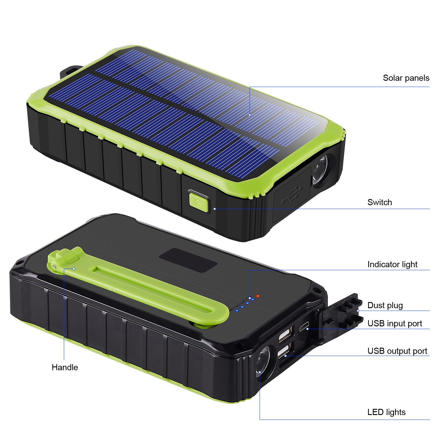 most selling products 2024 solar charger camping led flash light hand crank charger hand crank generator solar working lamp