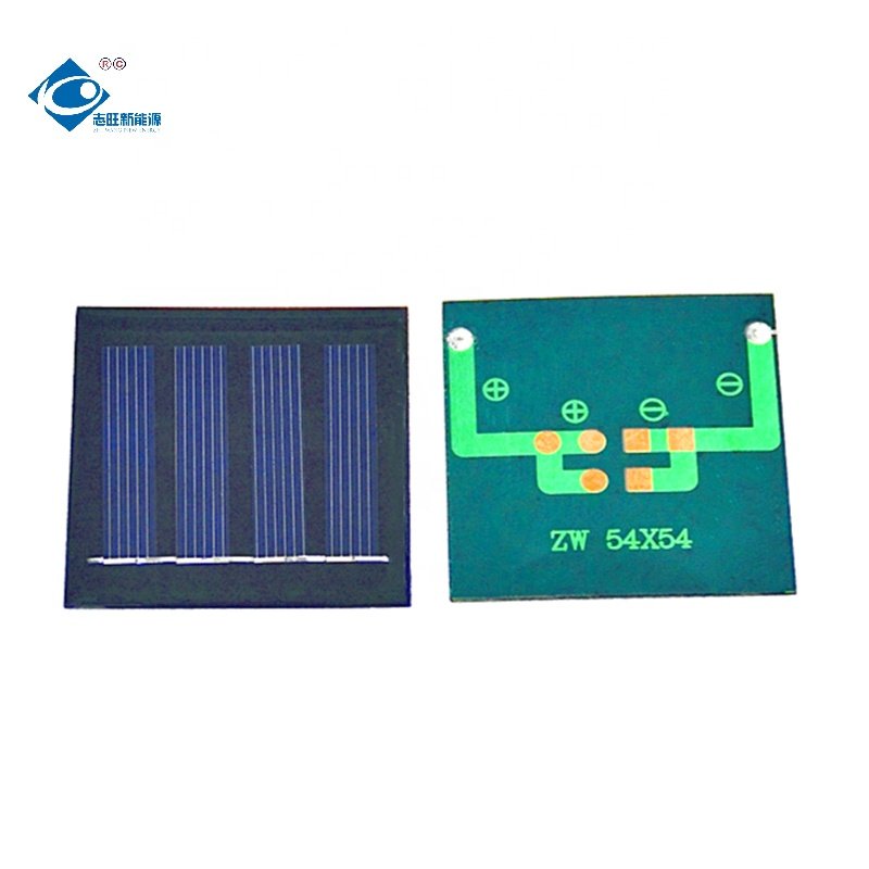 Lightweight Silicon Solar Panel ModuleZW-5454-2V Epoxy Resin Solar Panel 2V Customized Mini Solar Panels Charger 0.25W