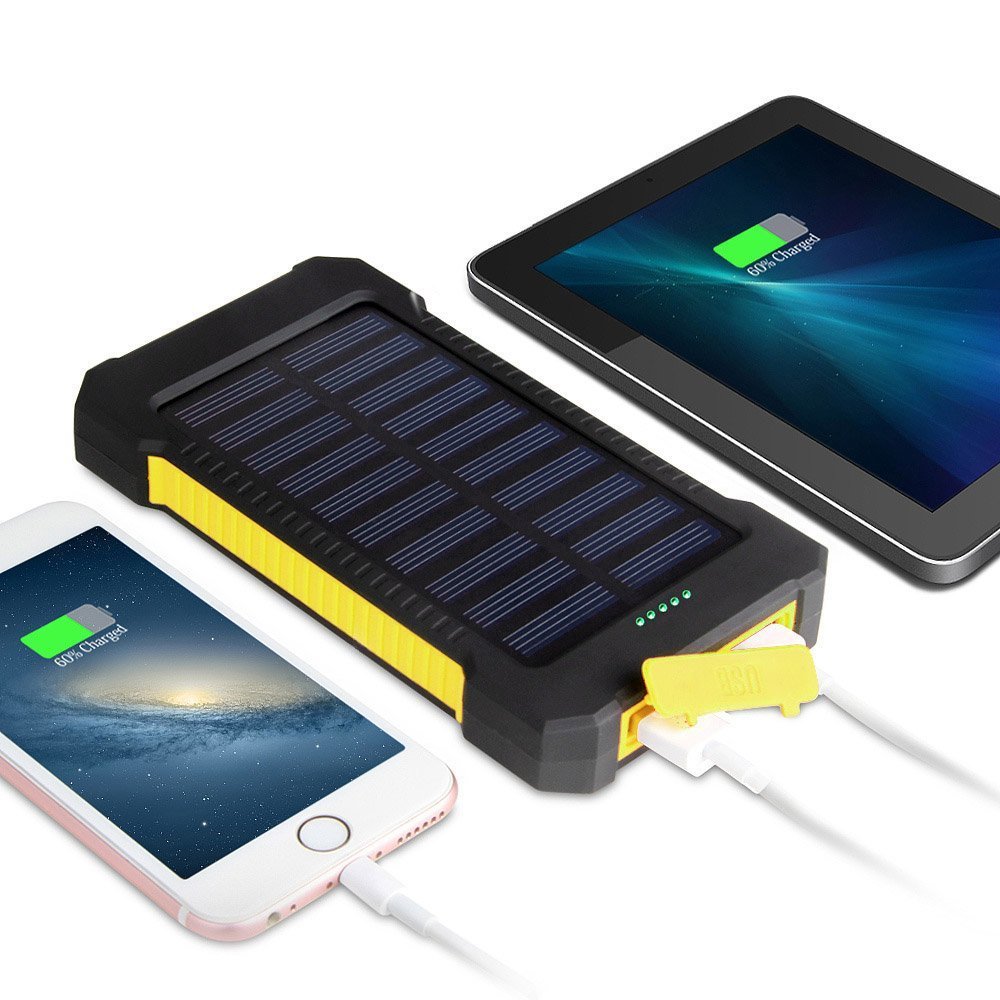 Portable Custom solar wireless power bank power bank mobile chargers solar power banks for iPhone iPad smartphone