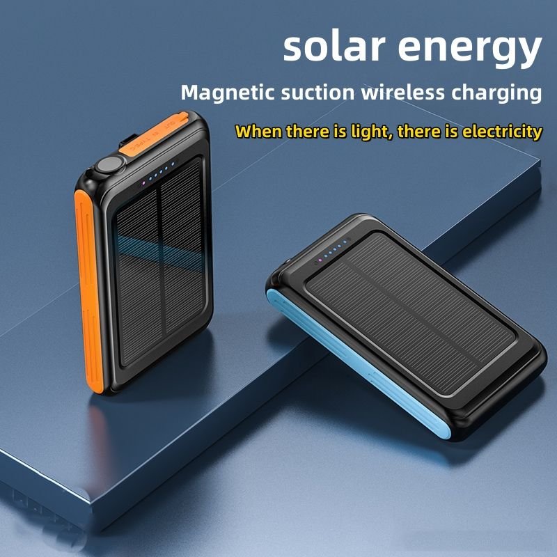 5000mah Wireless Solar Mobile Charger Portable Power Bank