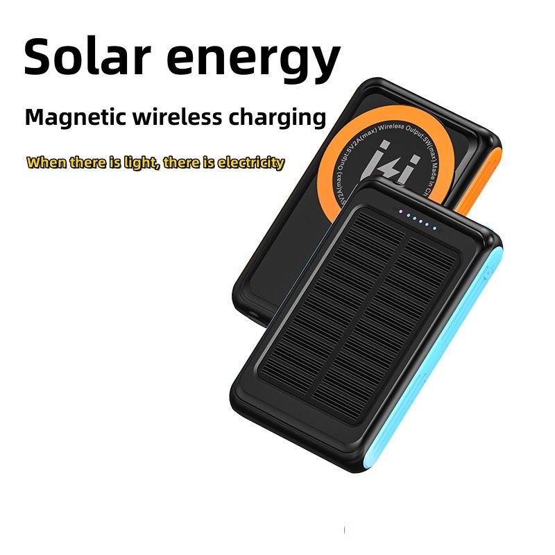 5000mah Wireless Solar Mobile Charger Portable Power Bank