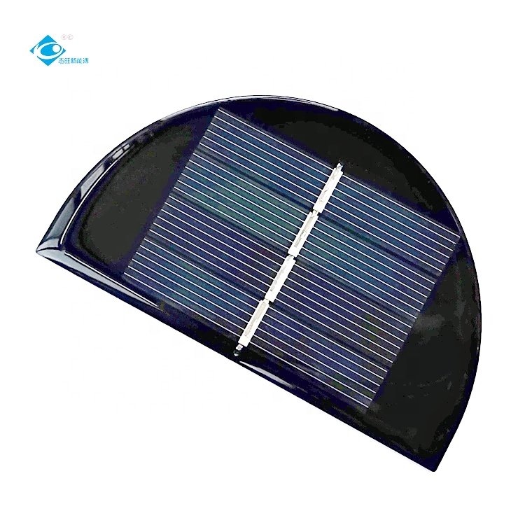0.3W Customized Mini Epoxy Solar Panel ZW-Dia85.4 Poly Small Solar Panels 2V Portable Solar Panel Charger