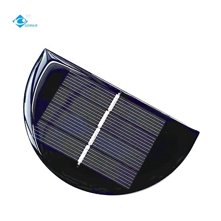 0.3W Customized Mini Epoxy Solar Panel ZW-Dia85.4 Poly Small Solar Panels 2V Portable Solar Panel Charger