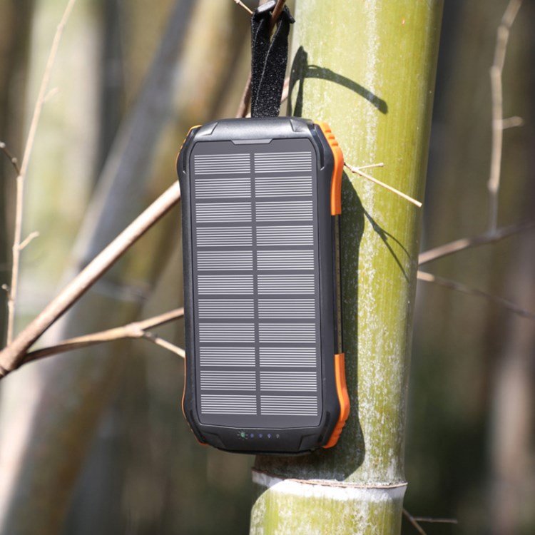 Waterproof Solar Power Bank Flashlight 10000mAh Waterproof Wireless Power Bank Solar Power Bank