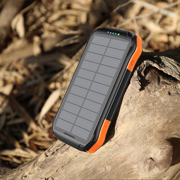 Waterproof Solar Power Bank Flashlight 10000mAh Waterproof Wireless Power Bank Solar Power Bank