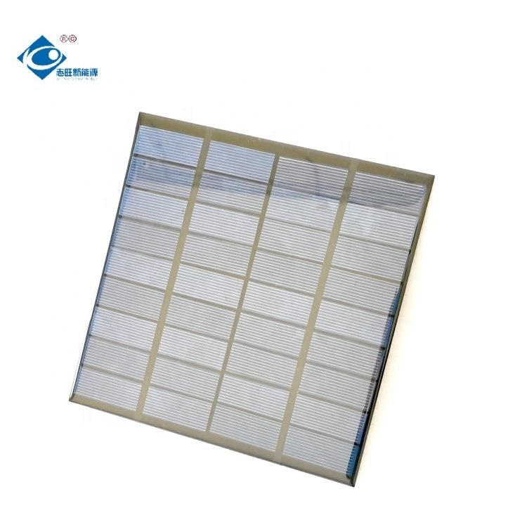 9V Poly Epoxy Solar Panel 3.9W Mini Portable Solar Panels Charger ZW-165165 Customized Waterproof Solar Panels