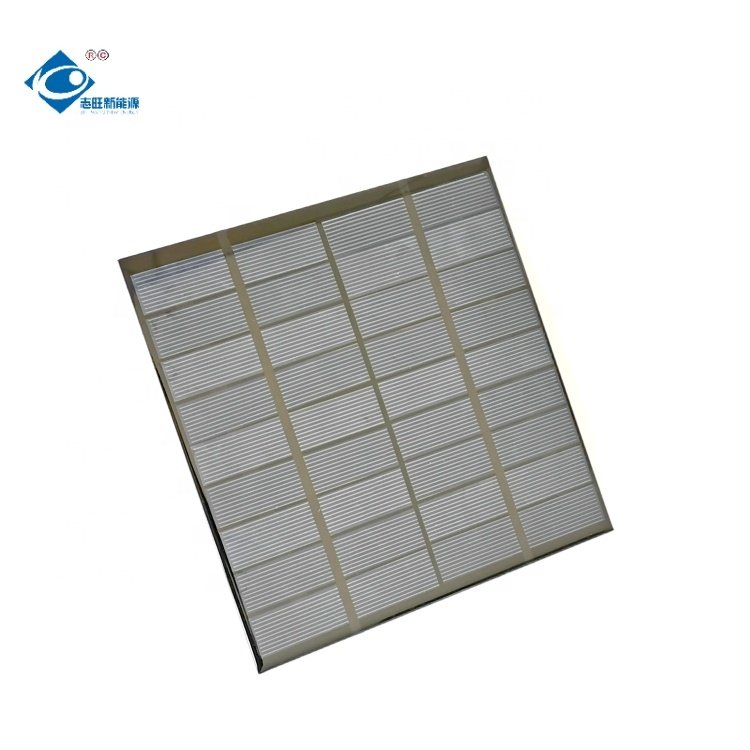 9V Poly Epoxy Solar Panel 3.9W Mini Portable Solar Panels Charger ZW-165165 Customized Waterproof Solar Panels
