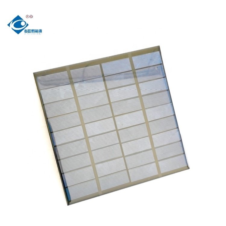 9V Poly Epoxy Solar Panel 3.9W Mini Portable Solar Panels Charger ZW-165165 Customized Waterproof Solar Panels