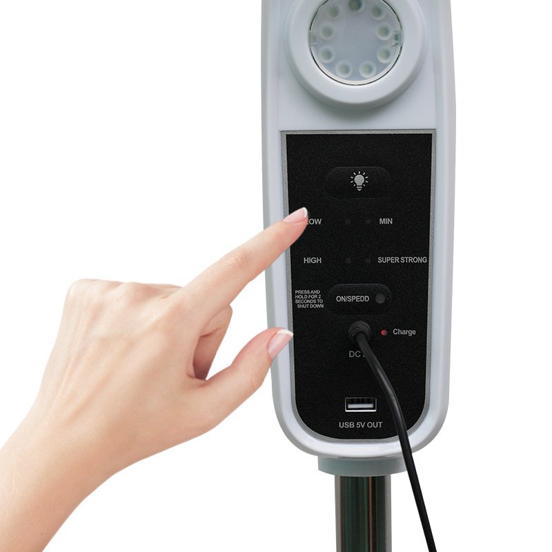15W Remote Control Electric Power Saving Solar Fans Floor Standing Fan