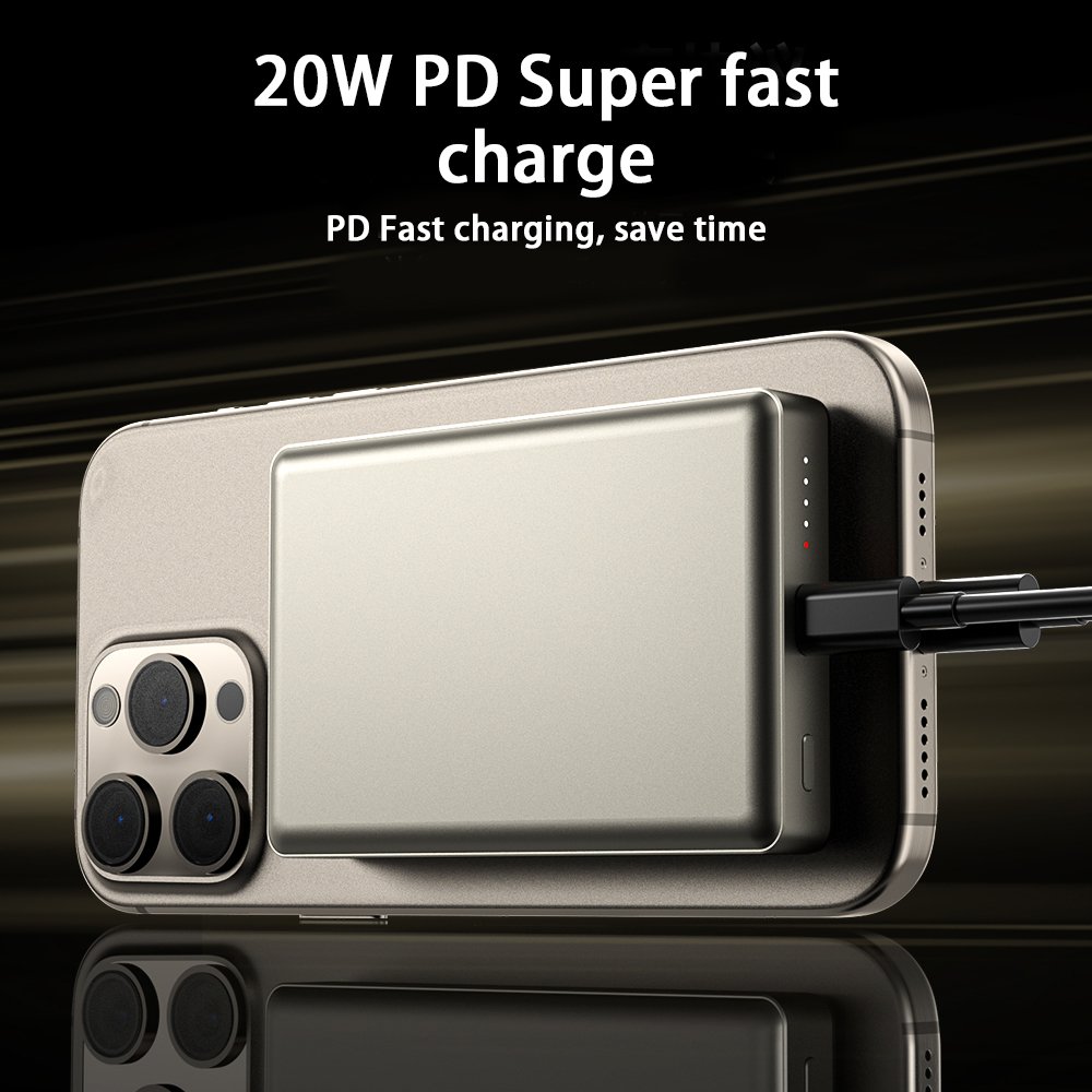 Magnetic Battery Pack 10000mAh Safe Portable Power Bank Mini Wireless Charger For AP 12 13 14 Series Manufacturer Original