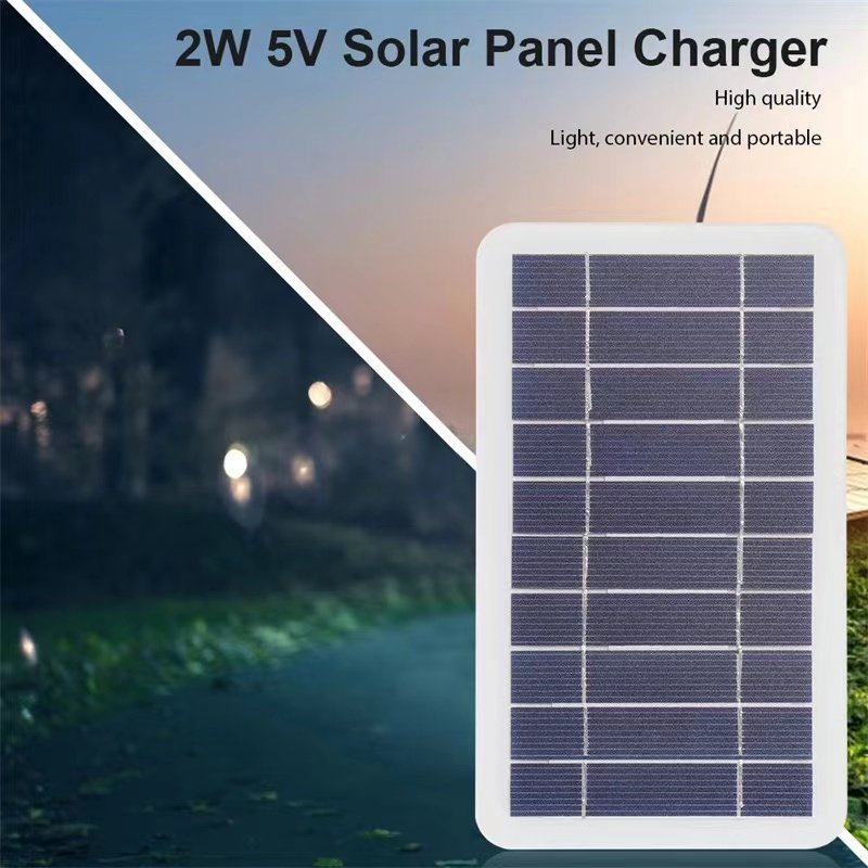 Solar Charger 6V 2w Mini Solar Panel Power System Portable Battery Regulator Charge Mobile Phone