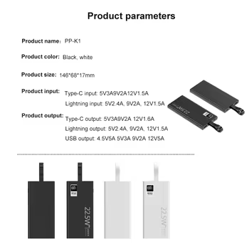 2024 winning product Portable Charger PowerBank 20000mAh-22.5W pd20W Fast Charging External Battery Pack Phone Charger OEM
