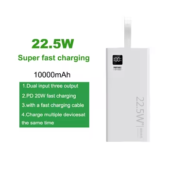 2024 winning product Portable Charger PowerBank 20000mAh-22.5W pd20W Fast Charging External Battery Pack Phone Charger OEM