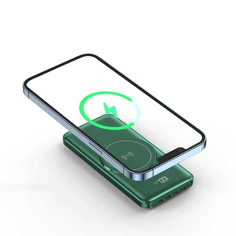 hot selling Magnetic wireless power bank wireless charging power banks with cable 20000mah portable charger power bank 30000mah