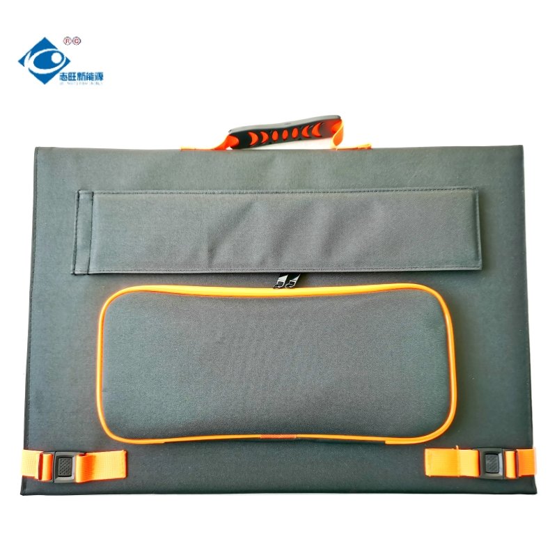 18V Collapsible Solar Panels ZW-100W-FP ETFE Coating Mono Folding Solar Panels 100W Outdoor Portable Solar Panel Charger