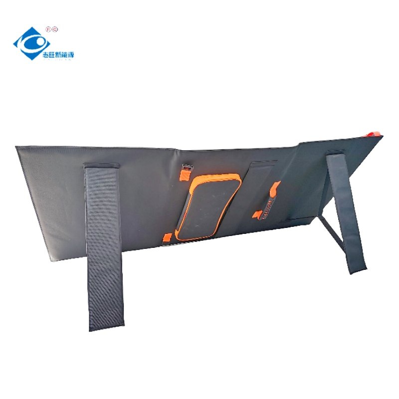 18V Collapsible Solar Panels ZW-100W-FP ETFE Coating Mono Folding Solar Panels 100W Outdoor Portable Solar Panel Charger