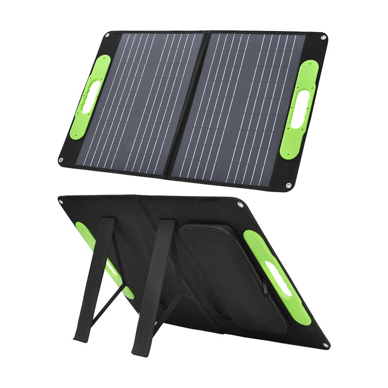 EU Warehouse High Efficiency 60 Watts Folded Panel 18v 60w Foldable Solar Charger Panel For Power Station