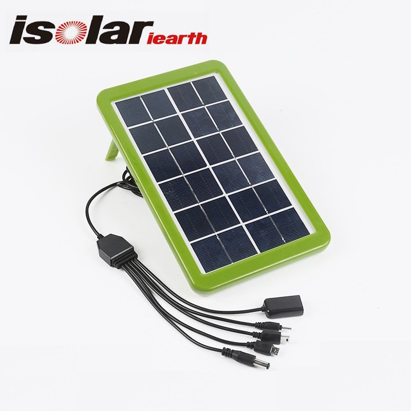 3.5W portable solar phone mobile panel charger cell phone solar power charger solar portable mobile