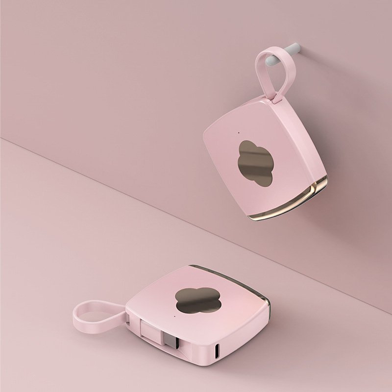 Factory Cheap Price The New Mini Keychain Charging Bank Built In Cables Emergency Portable Gift Power Bank