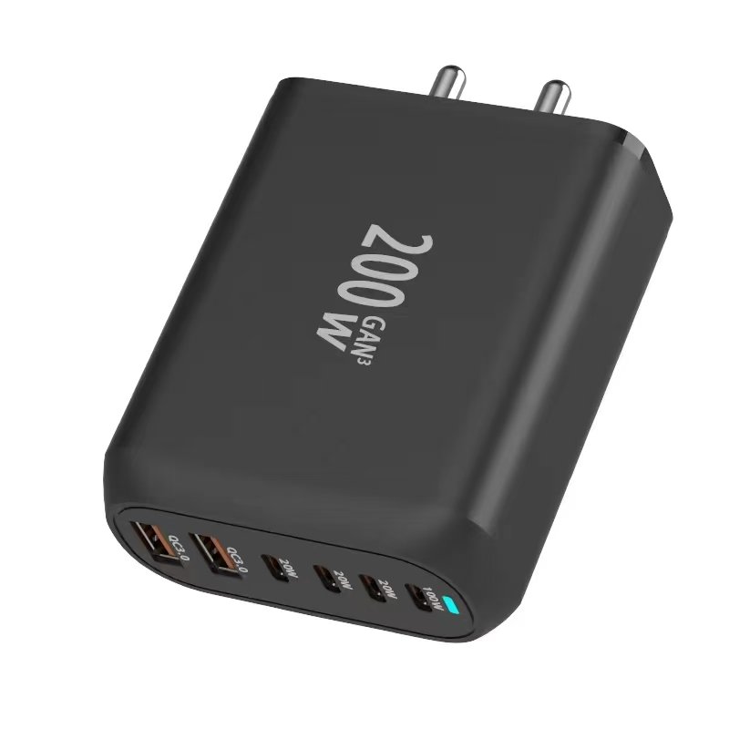 200W smart chip seamlessly interoperable potent technologically refined mobile charger type c