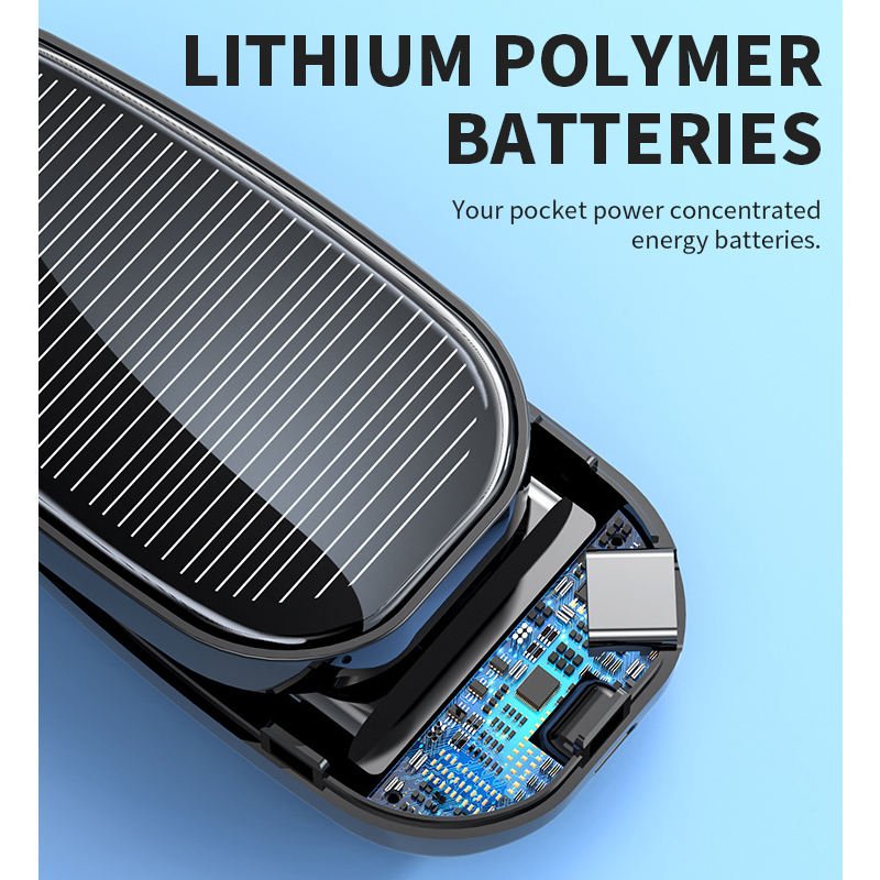 Wholesale Waterproof 1200mah Mobile Mini Slim Portable Solar Charging Emergency Keychain Power Bank For Ipone And Android