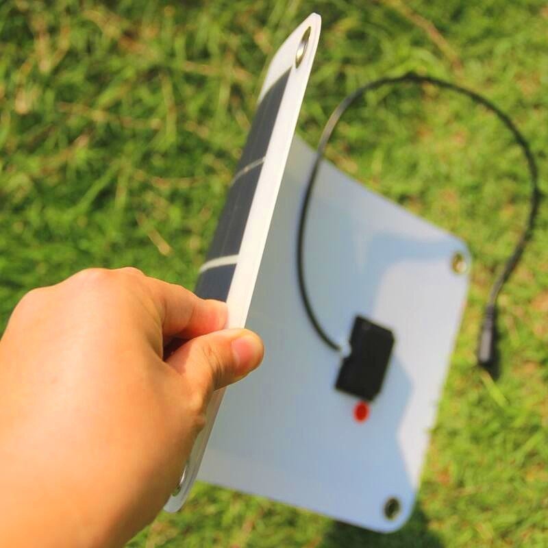 Semi-flexible 18V/5V 10.5W Portable Solar Panel Charger For 12V Car Boat Motor solar powered Battery Charger DIY Solar System