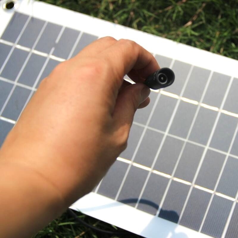 Semi-flexible 18V/5V 10.5W Portable Solar Panel Charger For 12V Car Boat Motor solar powered Battery Charger DIY Solar System