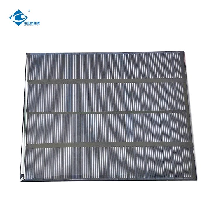 Mobile Phone Solar Panel Charger ZW-136110-18V Lightweight Solar PV Module 2W Customized Epoxy Sealed Solar Panel 18V