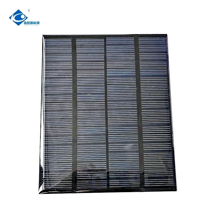 Mobile Phone Solar Panel Charger ZW-136110-18V Lightweight Solar PV Module 2W Customized Epoxy Sealed Solar Panel 18V