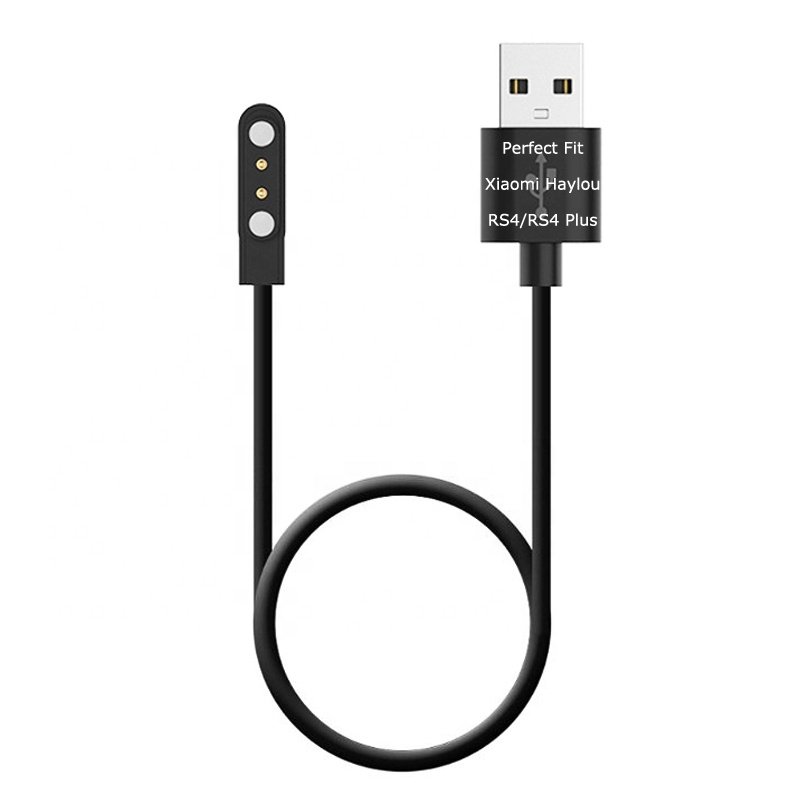 Magnetic Charger for Xiaomi Haylou RT RT2 Solar RS4 Plus Watch Charger for Xiaomi Haylou LS05S LS10 LS11 LS12 Pogo Pin Charger