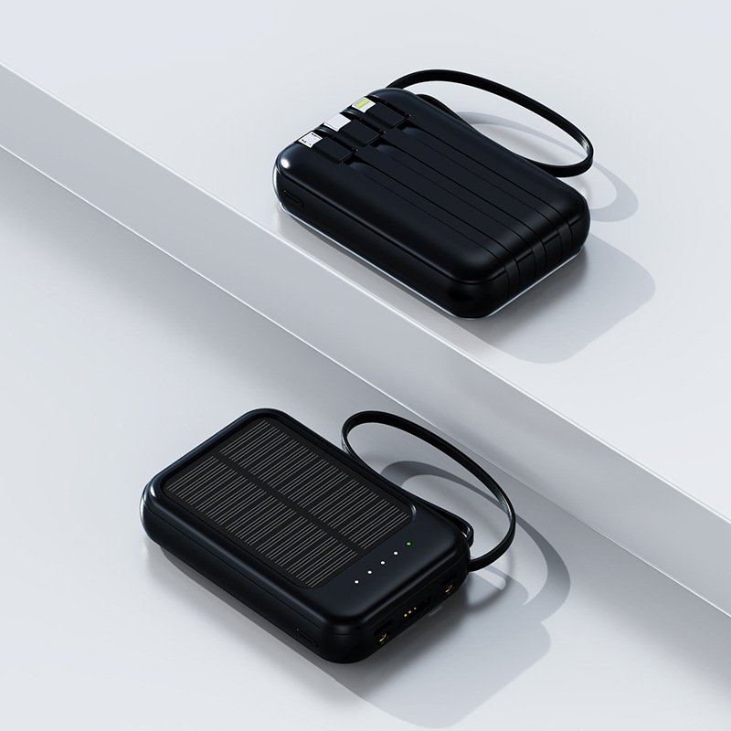 20000 mAh solar power charger Android power bank power bank four wire multi charge solar wireless charging